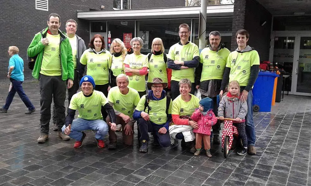 Groepsfoto dodentocht 2016