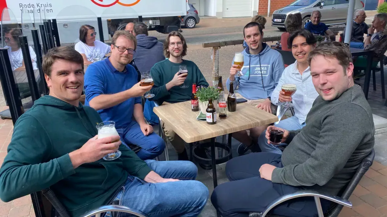 Team drink @ De Bonte Koe in Beervelde