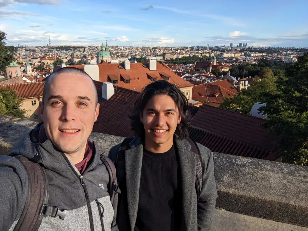 Simon en Mathias DrupalCon Praag