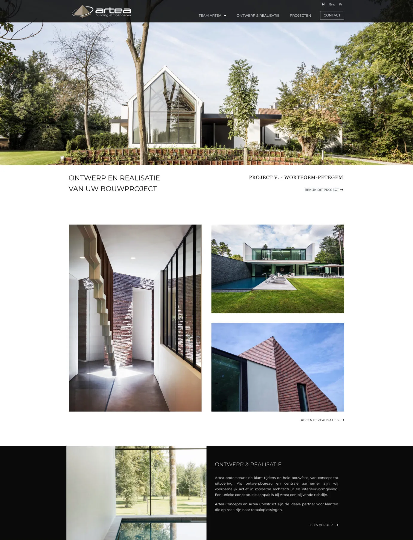 Website voor Artea