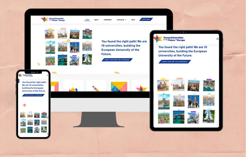 YUFE website realisatie