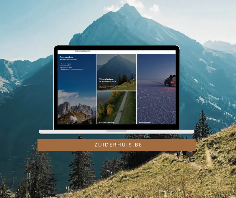 Zuiderhuis website door Trivali
