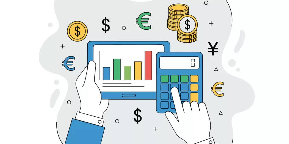 financial analytics, business finance, money management, data analysis, accounting illustration, financial dashboard, budget planning, investment concept, flat illustration style, business growth, financial report, online banking, statistics illustration, fintech concept, profit analysis, digital finance, economy concept, financial planning, modern illustration, business strategy, revenue growth, financial technology, cash flow, finance management, ai generated
