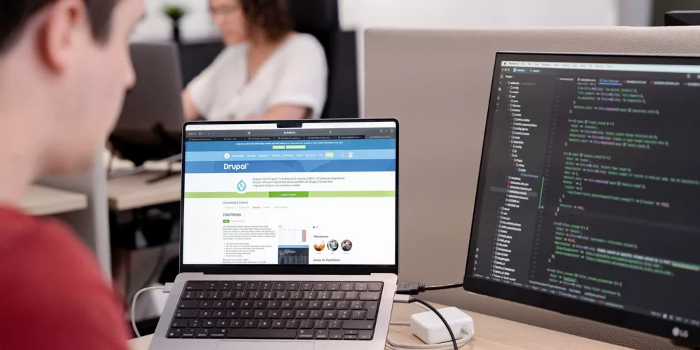 Drupal on screen